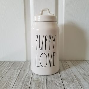 Rae Dunn PUPPY LOVE Canister Treat Jar